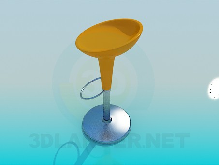 modelo 3D Silla de bar - escuchar modelo 3D Silla de bar - escuchar