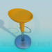 modèle 3D Chaise de bar - preview