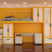 Wand für Kinderzimmer 3D-Modell kaufen - Rendern
