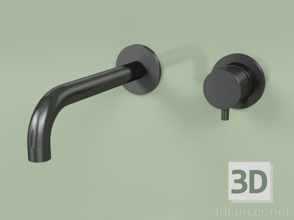 3D modeli 190 mm ağızlı duvara monte mikser (13 13, AÇIK) - önizleme