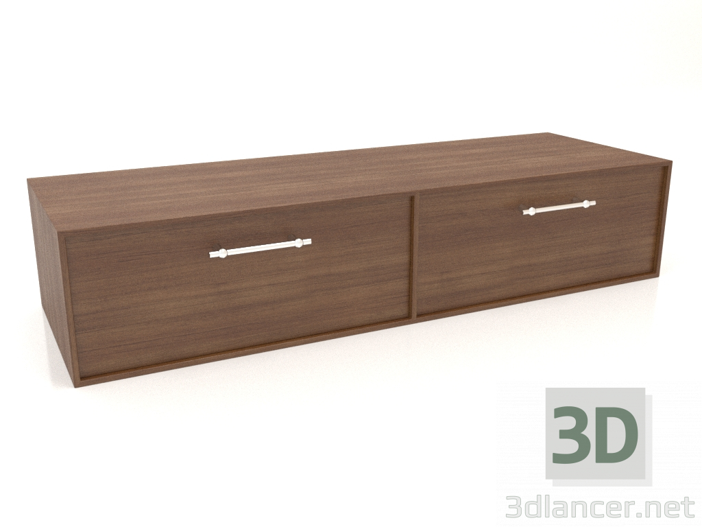 3d model Cabinet ТМ 062 (1200x400x250, wood brown light) - preview
