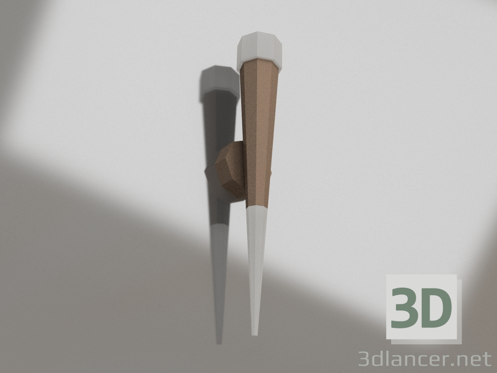 3D modeli Bra Ray kahve (düşük poli, 6114.04) - önizleme