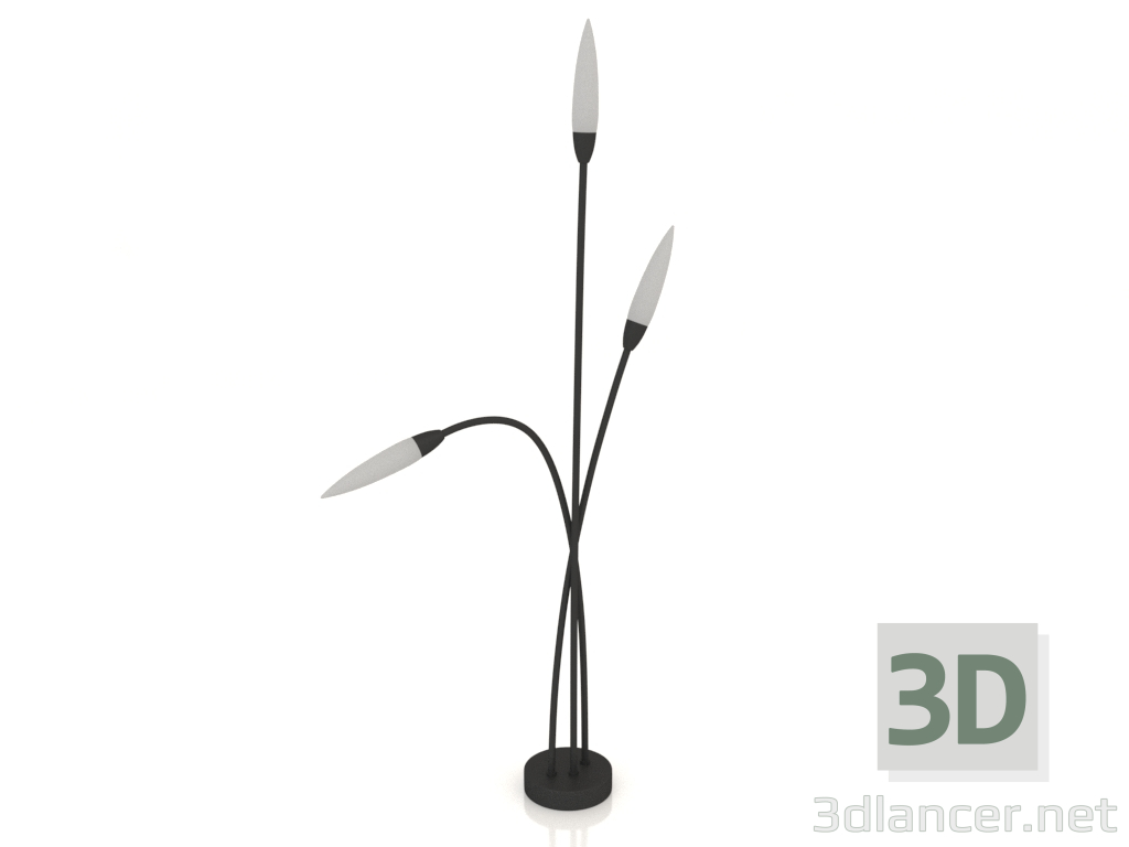 Modelo 3d Lâmpada de rua de paisagem (6546) - preview