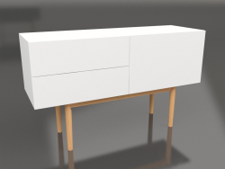 One-door sideboard with two drawers High on Wood