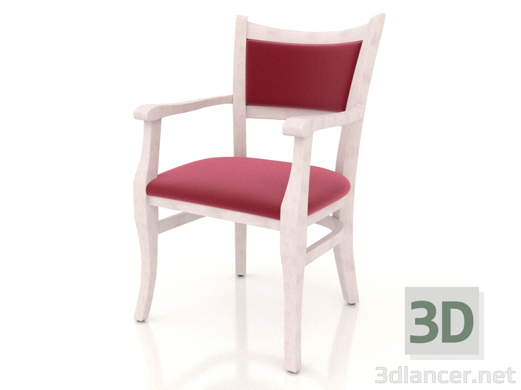 Modelo 3d Cadeira (poltrona) Chester (faia branqueada) - preview