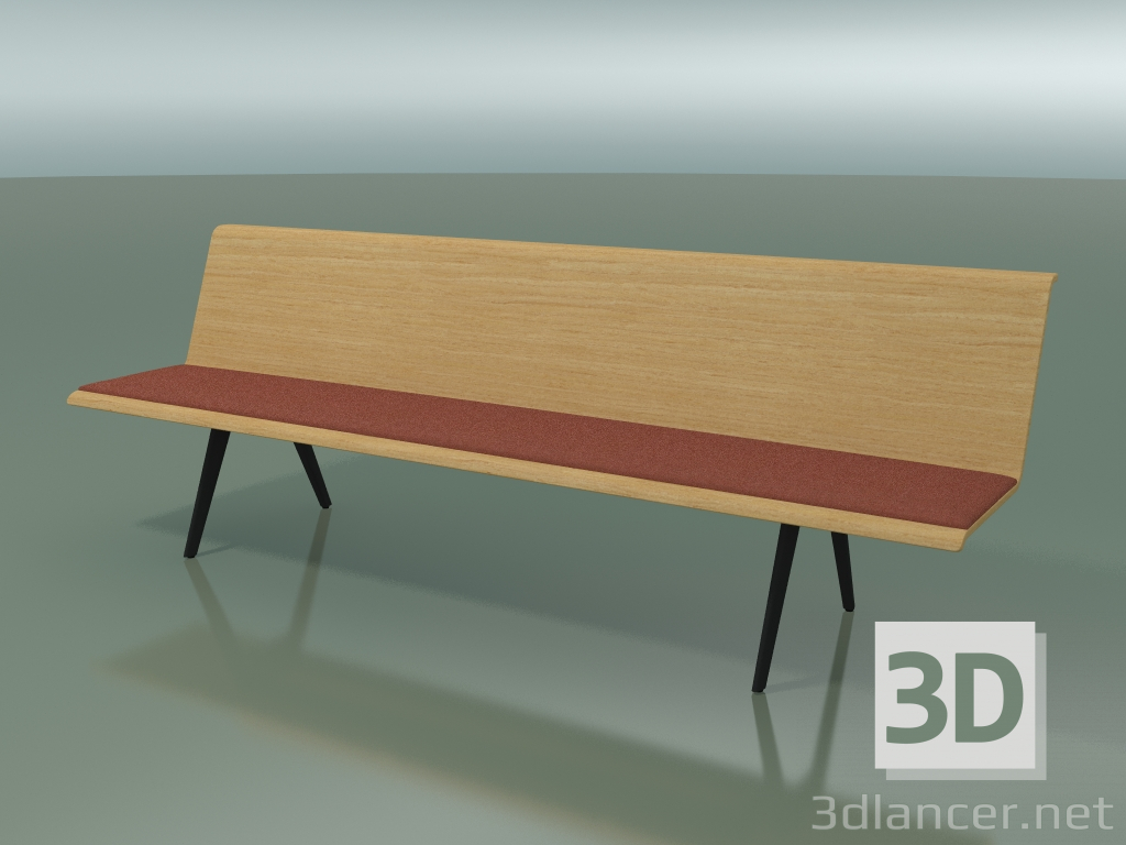 3D Modell Zentralmodul Essen 4601 (L 240 cm, natürliche Eiche) - Vorschau