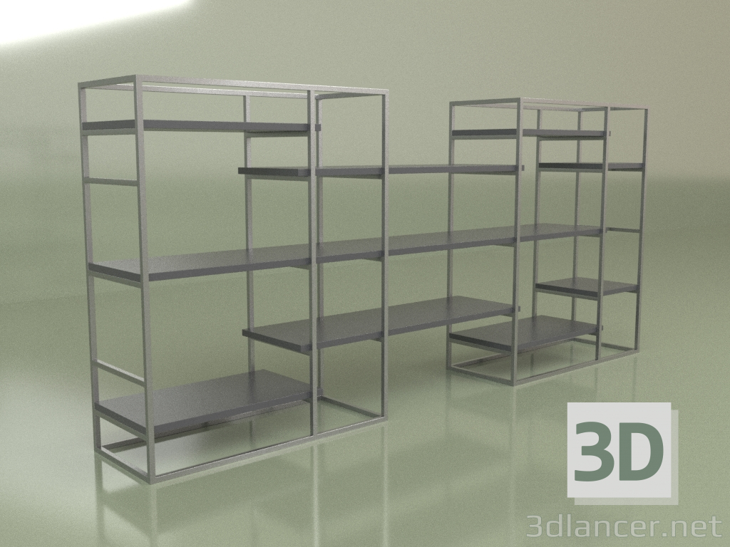 3d model Rack Lf 115 (Anthracite) - preview