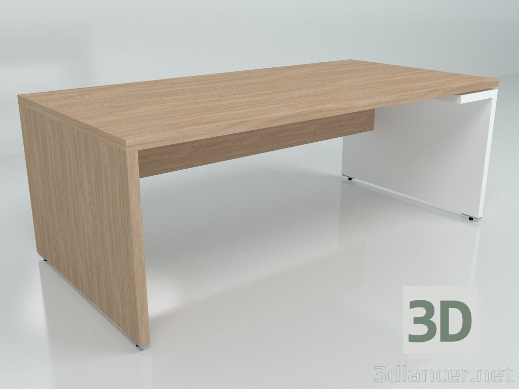 modello 3D Tavolo da lavoro Mito MIT3L (2000x1000) - anteprima