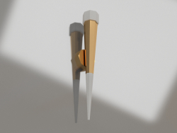 Sconce Ray ouro (low poly, 6114.33)