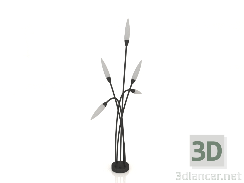 modèle 3D Lampadaire paysager (6547) - preview