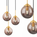 3d 3 Lights Globe Hanging model buy - render