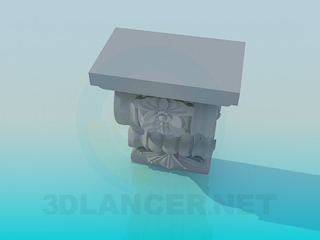 3D Modell Stuck Konsole - Vorschau
