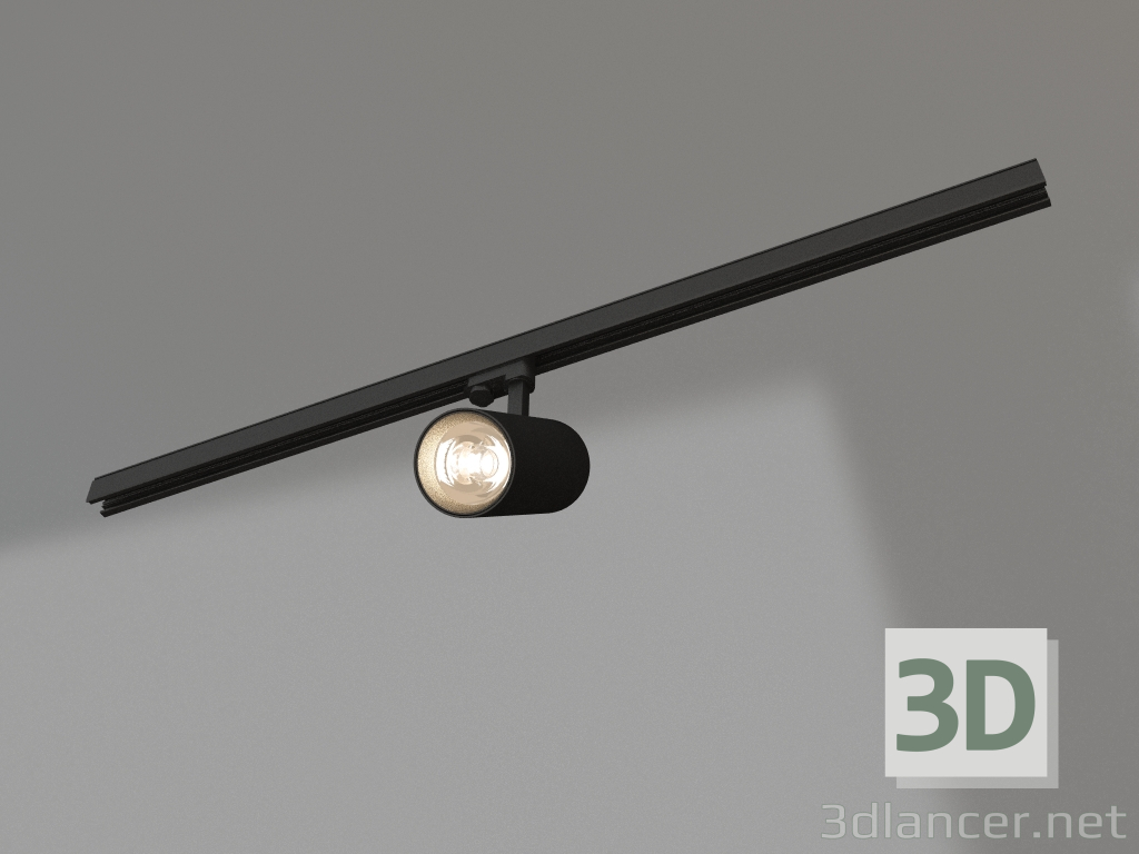 3D Modell Lampe LGD-GERA-4TR-R90-30W Day4000 (BK, 24 Grad, 230V) - Vorschau
