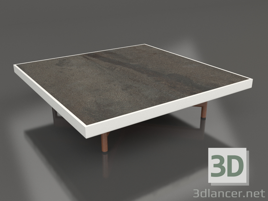 modèle 3D Table basse carrée (Gris Agate, DEKTON Radium) - preview