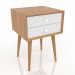 Modelo 3d Mesa de cabeceira (carvalho natural) - preview