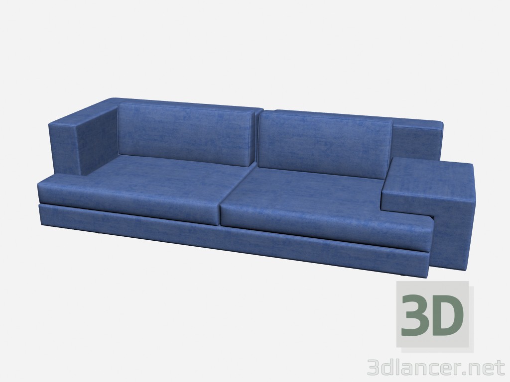 3D Modell Sofa 3 Ellington - Vorschau