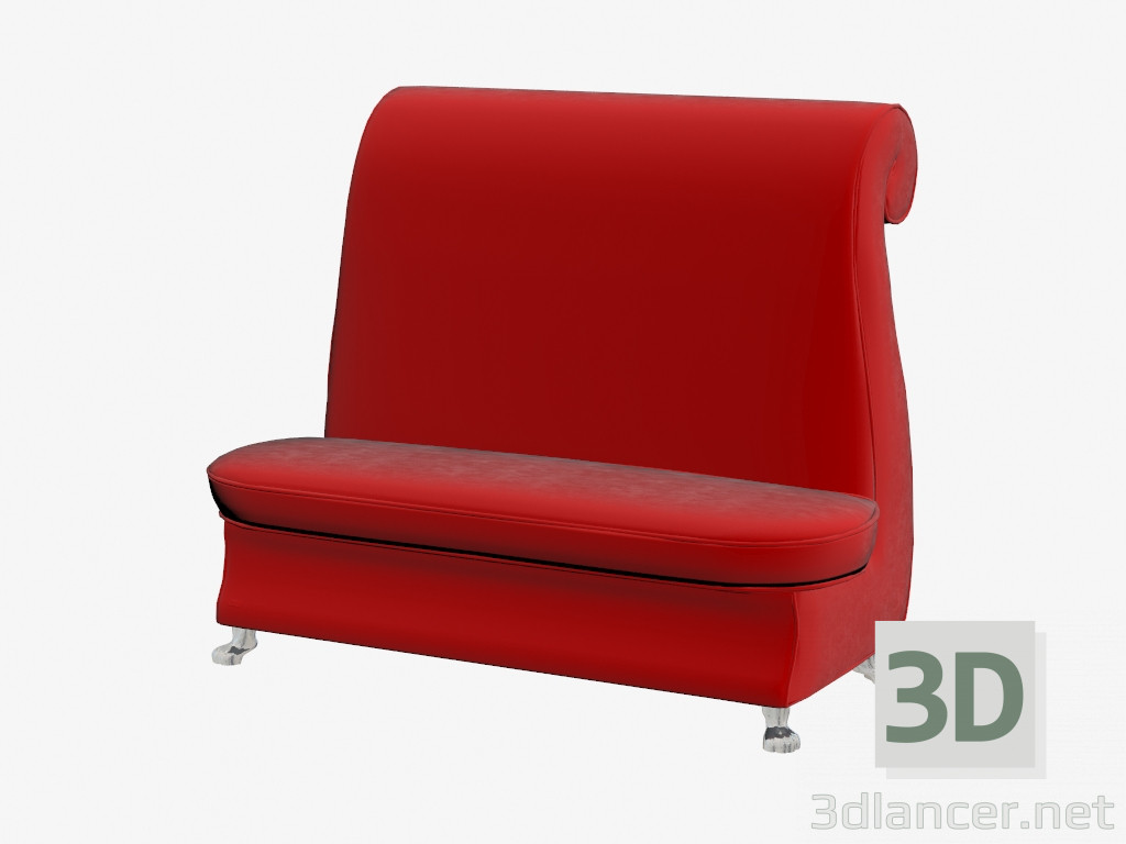 modèle 3D Sofa f165 - preview