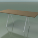 3d model Rectangular table 5410 (H 74 - 79x179 cm, laminate Fenix F05, V12) - preview