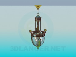 Chandelier with glass dome