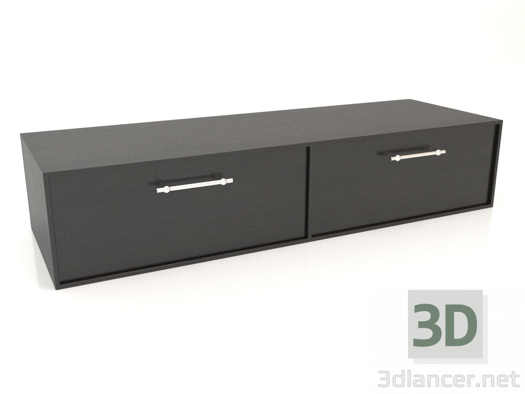 modèle 3D Armoire ТМ 062 (1200x400x250, bois noir) - preview