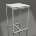 modèle 3D Table de bar 70 (DEKTON Danae, Gris ciment) - preview
