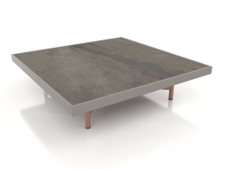 Tavolino quadrato (grigio quarzo, DEKTON Radium)