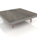modello 3D Tavolino quadrato (grigio quarzo, DEKTON Radium) - anteprima