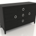 3d model Chest of drawers 2 (black RAL 9005, option 2) - preview