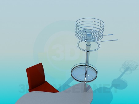 3d модель Стол для кухни – превью 3d модель Стол для кухни – превью