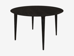 Dining table round (gray stained ash D120)