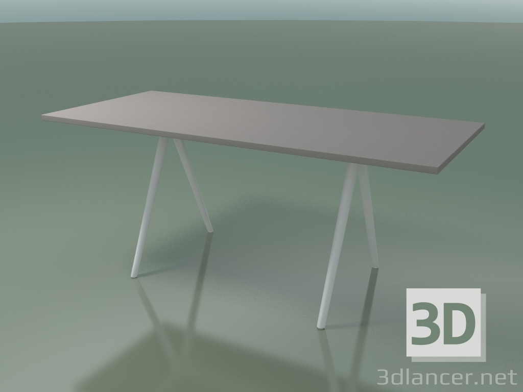 3d model Rectangular table 5410 (H 74 - 79x179 cm, laminate Fenix F04, V12) - preview