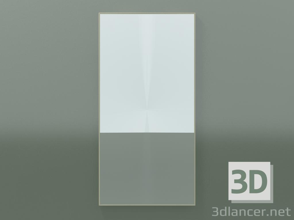 3D Modell Spiegel Rettangolo (8ATMF0001, Knochen C39, Н 120, L 60 cm) - Vorschau