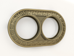Cadre Antik Runda pour 2 poteaux (bronze)