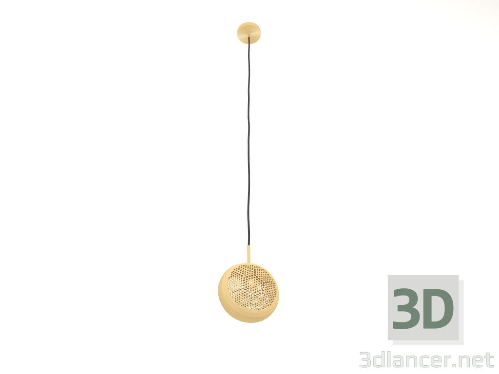 modèle 3D Lampe suspendue Gringo Flat (Laiton) - preview