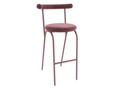 Bagel bar stool (Bordeaux)