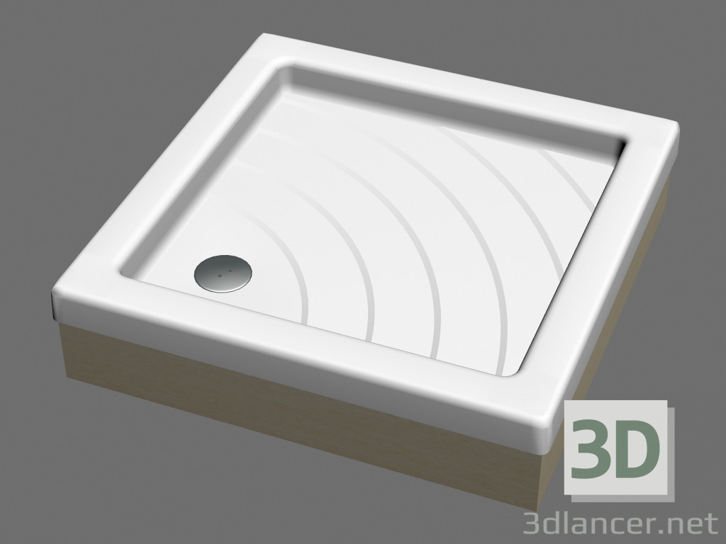 modèle 3D Bac à douche ANGELA 80 EX - preview