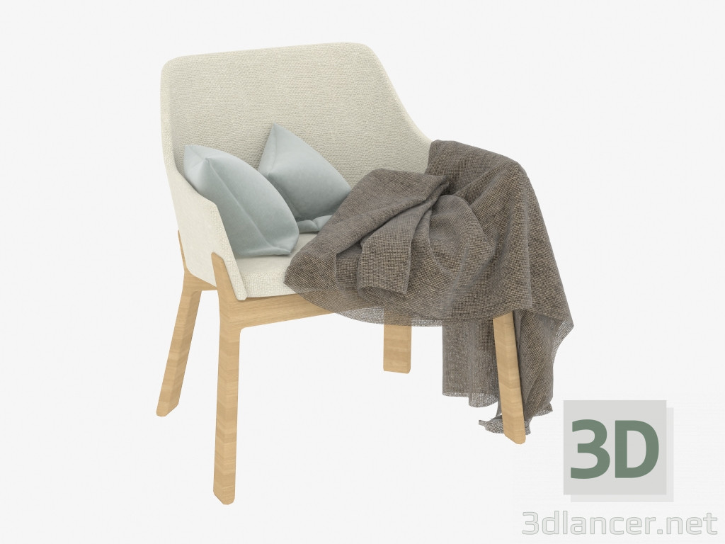 3d model Silla Koila Lounge - vista previa