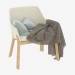 Modelo 3d Cadeira Koila Lounge - preview