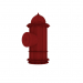 3d модель пожарный гидрант – превью