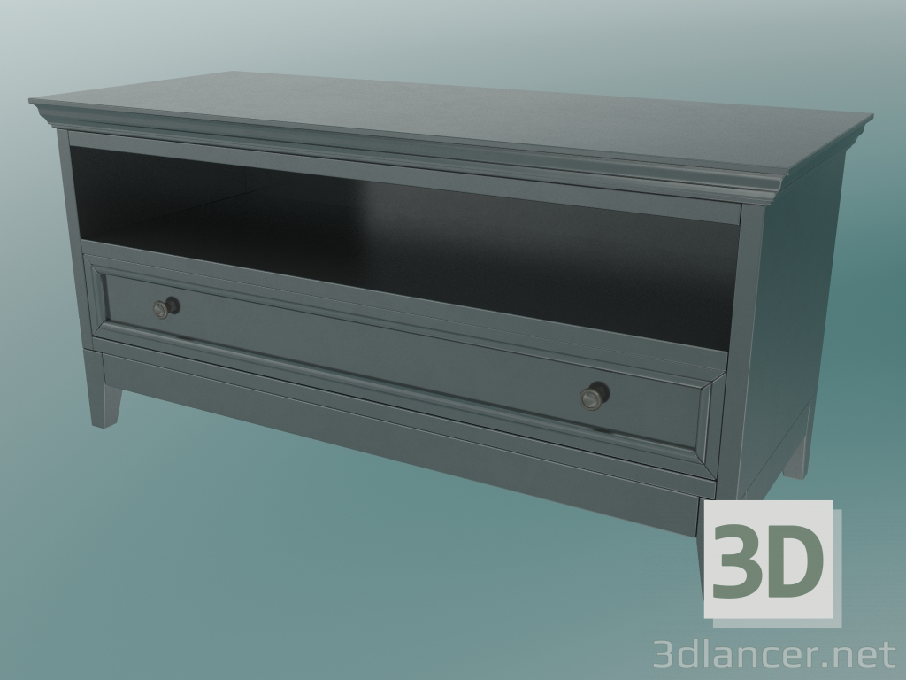3D Modell TV-Ständer (schwarz-braun) - Vorschau