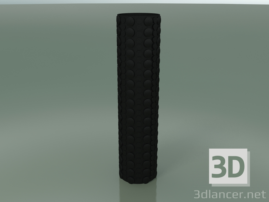 modello 3D Vase Street 3 (Nero opaco) - anteprima