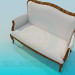 modello 3D Panca-divano - anteprima