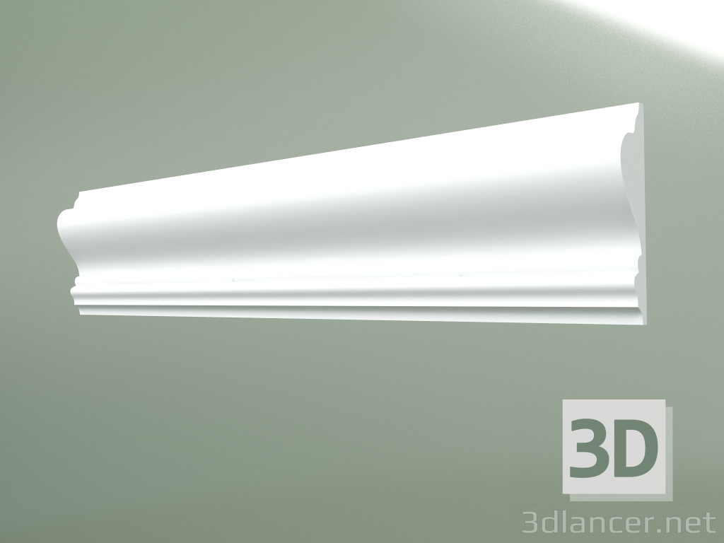 modello 3D Modanatura in gesso MT201 - anteprima
