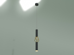 Підвісний світлодіодний світильник Lance 50191-1 LED (чорний-золото)