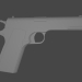 3d model 1911 LOW POLY - preview