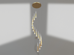 Ray pendant gold (low poly, 6114-15A,33)