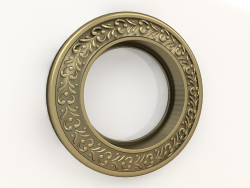 Frame Antik Runda for 1 post (bronze)