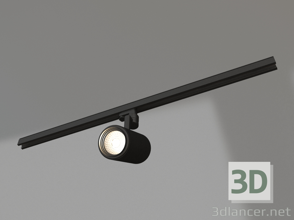 3d model Lámpara LGD-ZEUS-4TR-R100-30W Día (BK, 20-60 grados) - vista previa