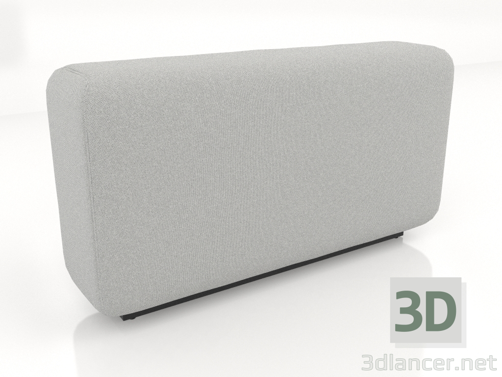 3D Modell Hohes modulares Sofa Back M - Vorschau
