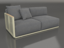 Seção 1 do módulo do sofá à esquerda (ouro)